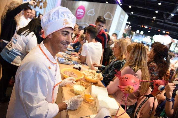 Gastronomía autóctona en los stands de las provincias