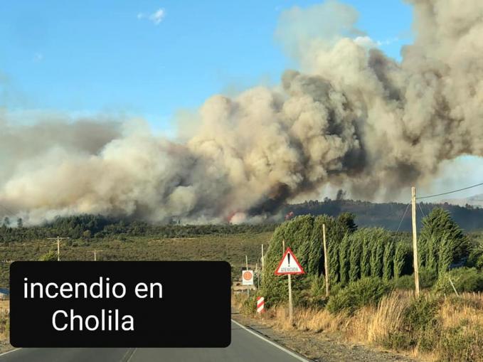 Incendios en el Sur