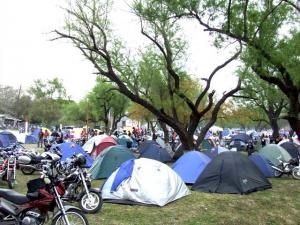 Multitudinario encuentro de motos en Diamante